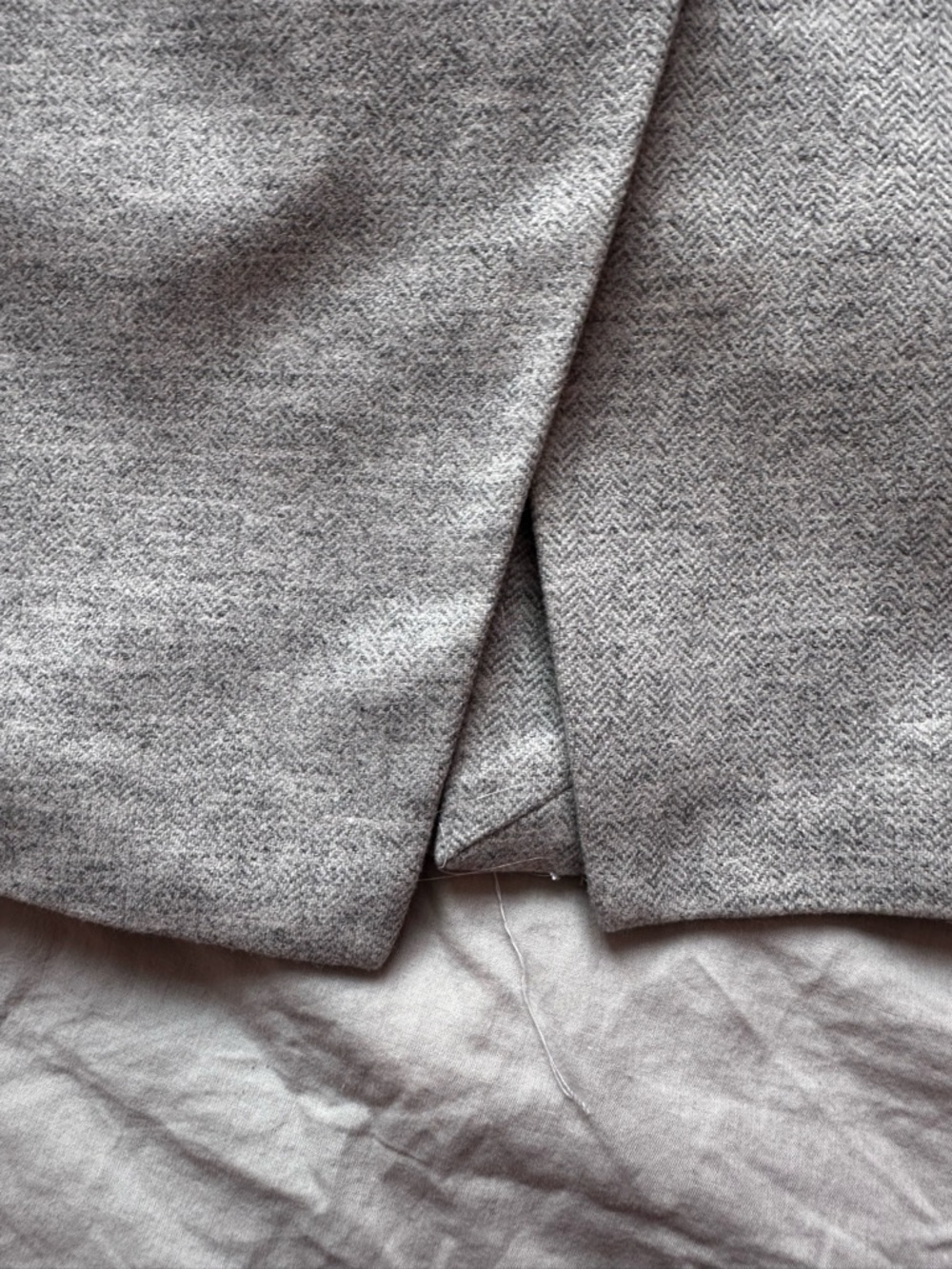 Club Monaco Grey Double Breasted Long Vest Blazer Tailored XS - Picture 6 of 14